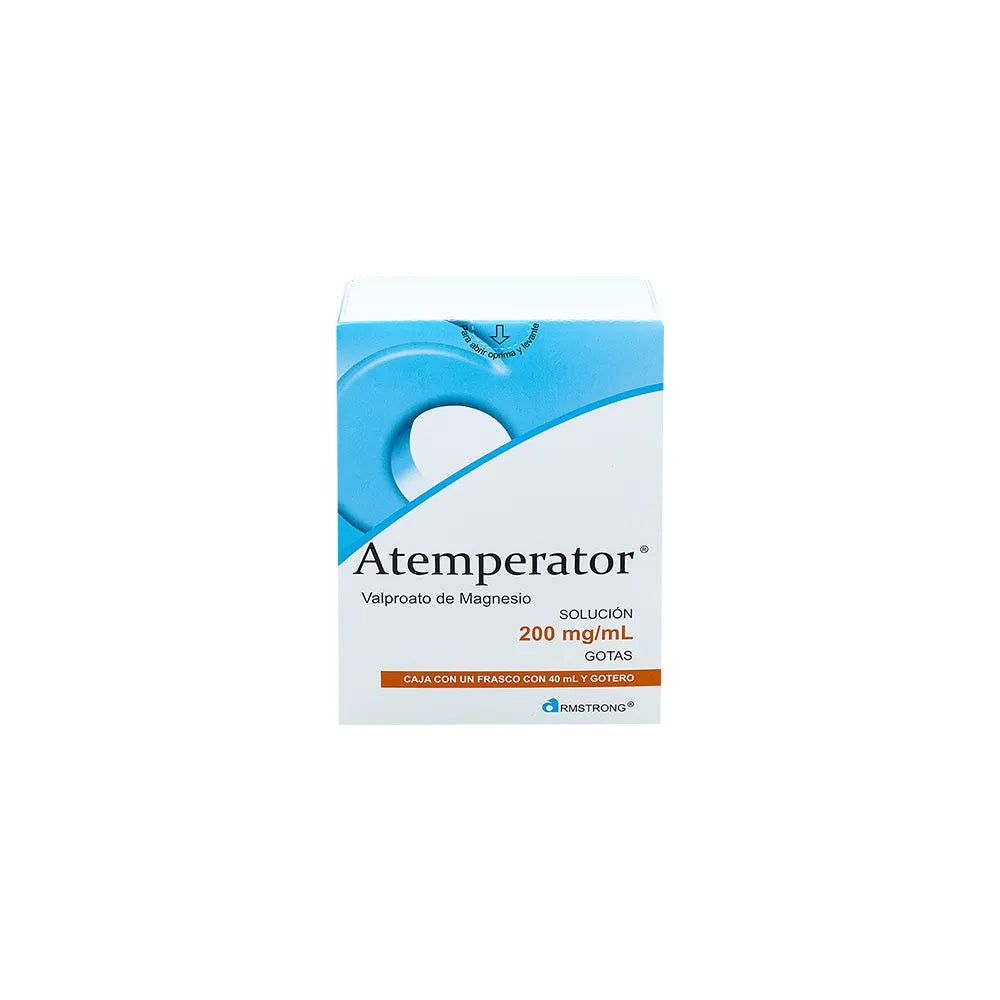 ATEMPERATOR VALPROATO DE MAGNESIO 200 MG/100ML CAJ/ 1 FCO GTRO 40 ML