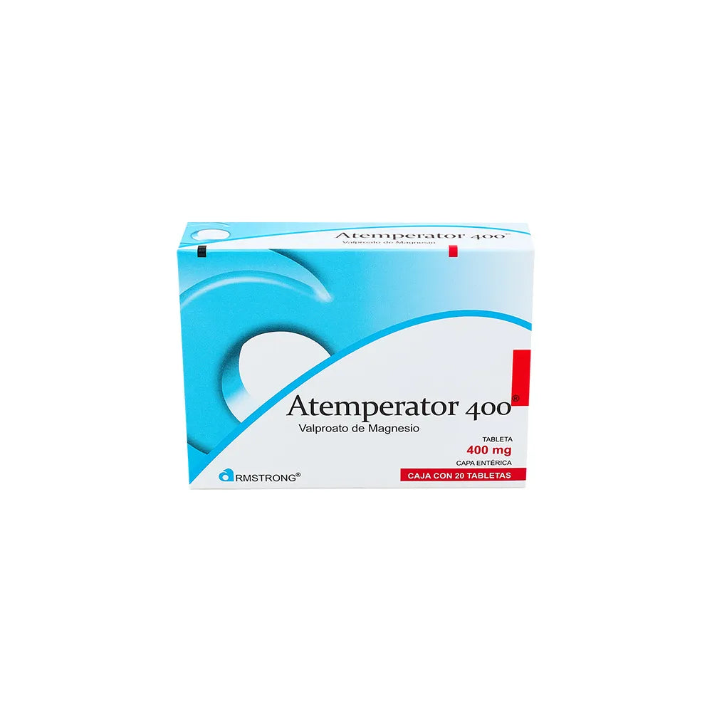 ATEMPERATOR VALPROATO DE MAGNESIO 400 MG CAJ/20 TAB