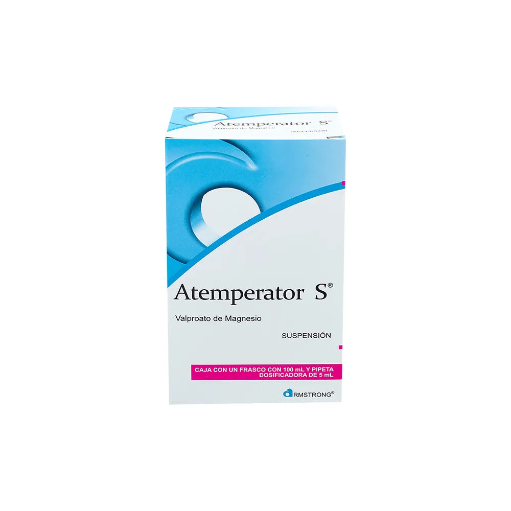 ATEMPERATOR S VALPROATO DE MAGNESIO 200 MG/ 5 ML CAJ/ 100 ML