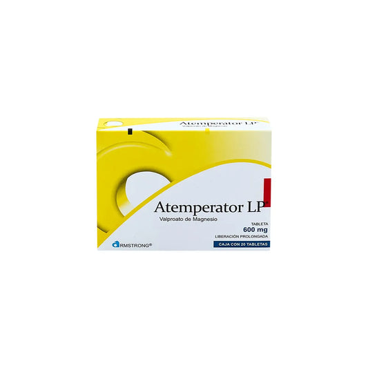 ATEMPERATOR LP VALPROATO DE MAGNESIO 200 MG CAJ/ 40 TAB
