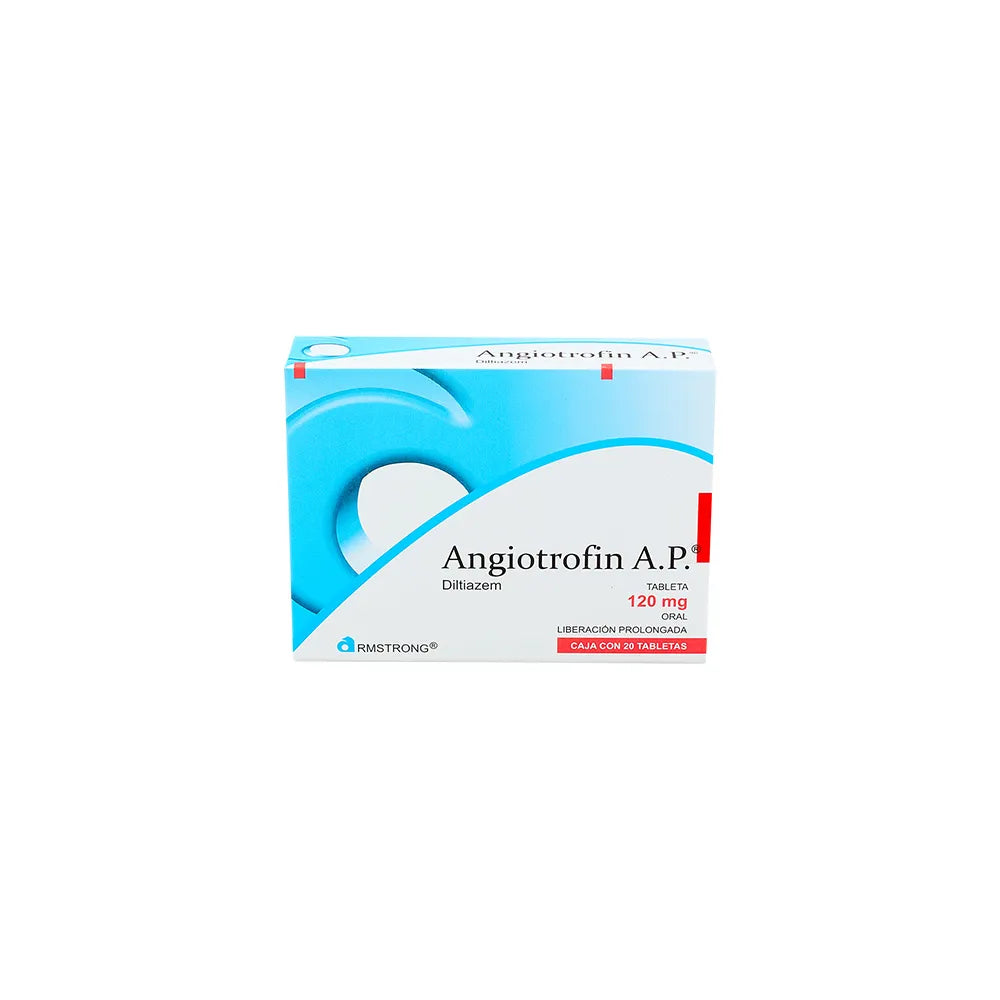 ANGIOTROFIN AP  DILTIAZEM 120 MG C/20 TAB