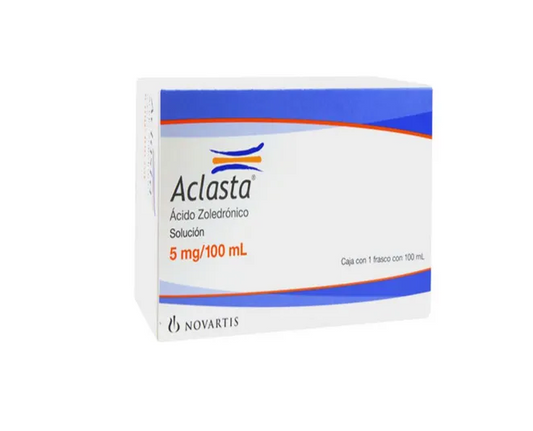 ACLASTA ACIDO ZOLEDRONICO 5MG/100ML SOL INY FCO C/1