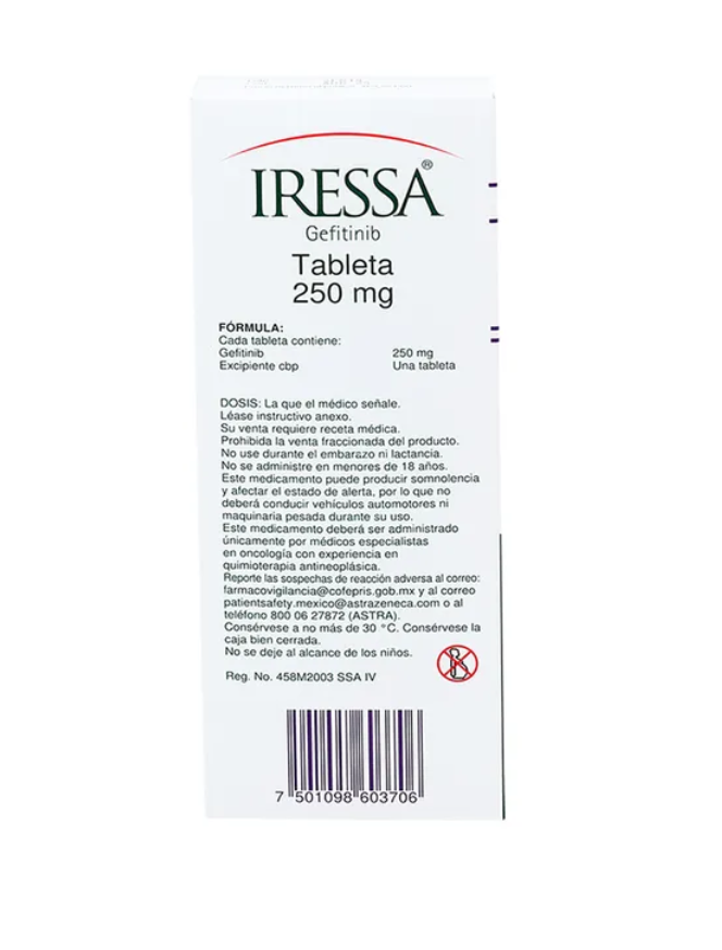 IRESSA GEFITINIB 250MG TAB CAJ C/30
