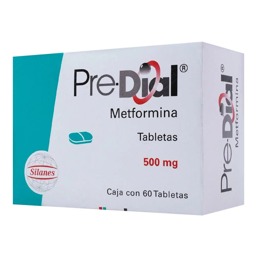 PREDIAL  METFORMINA TAB. 500 MG. CAJA C/60