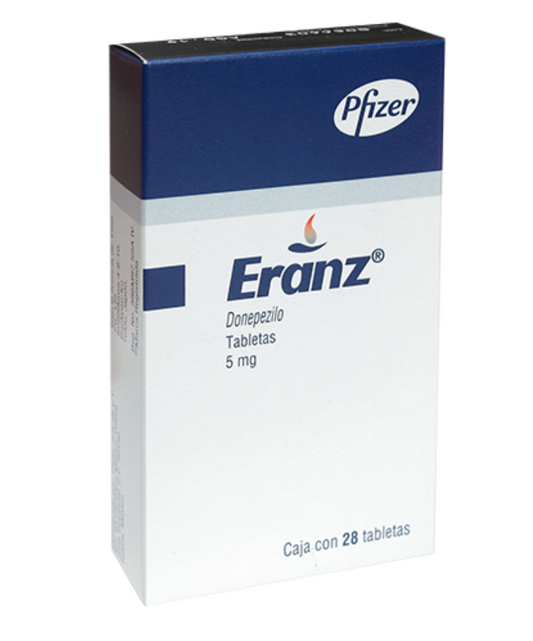 ERANZ DONEPECILO 5MG TAB CAJ C/28