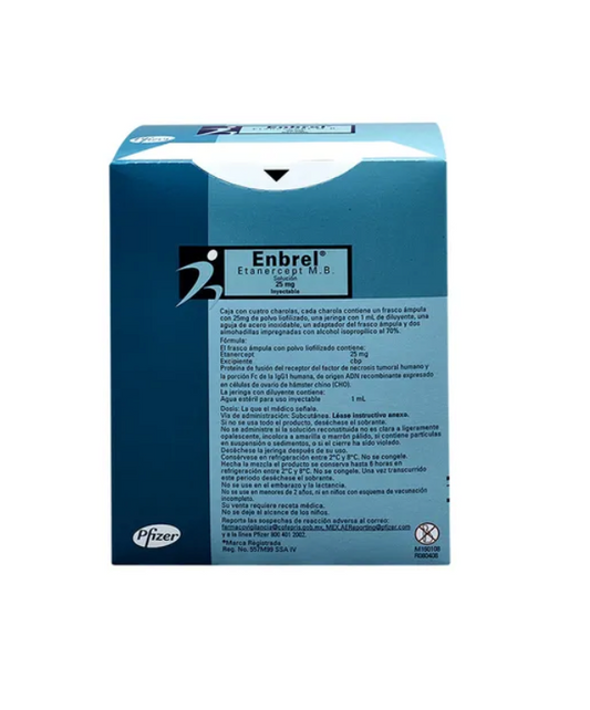 ENBREL ETANERCEPT 25MG FAM 1ML CAJ C/4