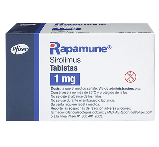 RAPAMUNE SIROLIMUS 1 MG TAB CAJ/60