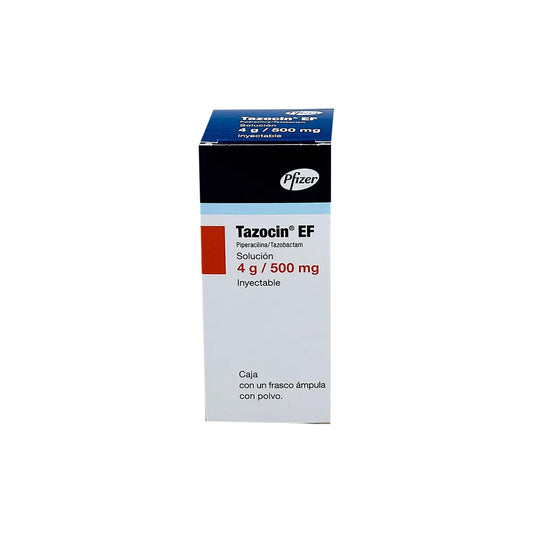 TAZOCIN EF PIPERACILINA/ TAZOBACTAM 4GR/ 0.5 GR CAJ/1 FAM