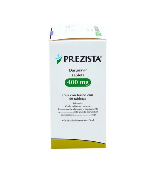 PREZISTA DARUNAVIR 400MG TAB CAJ C/60