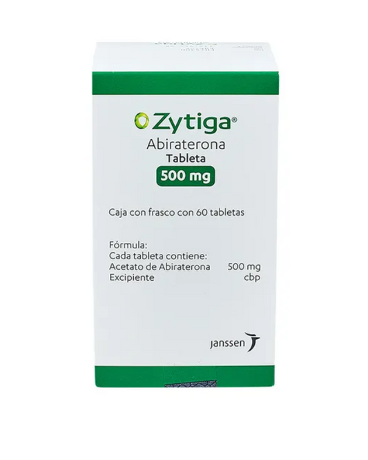 ZYTIGA ABIRATERONA 500 MG CAJ TAB C/60