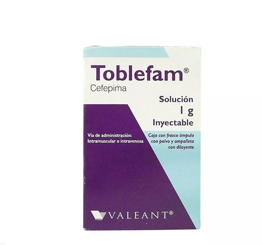TOBLEFAM CEFEPIMA 1GR F A CAJ C/1