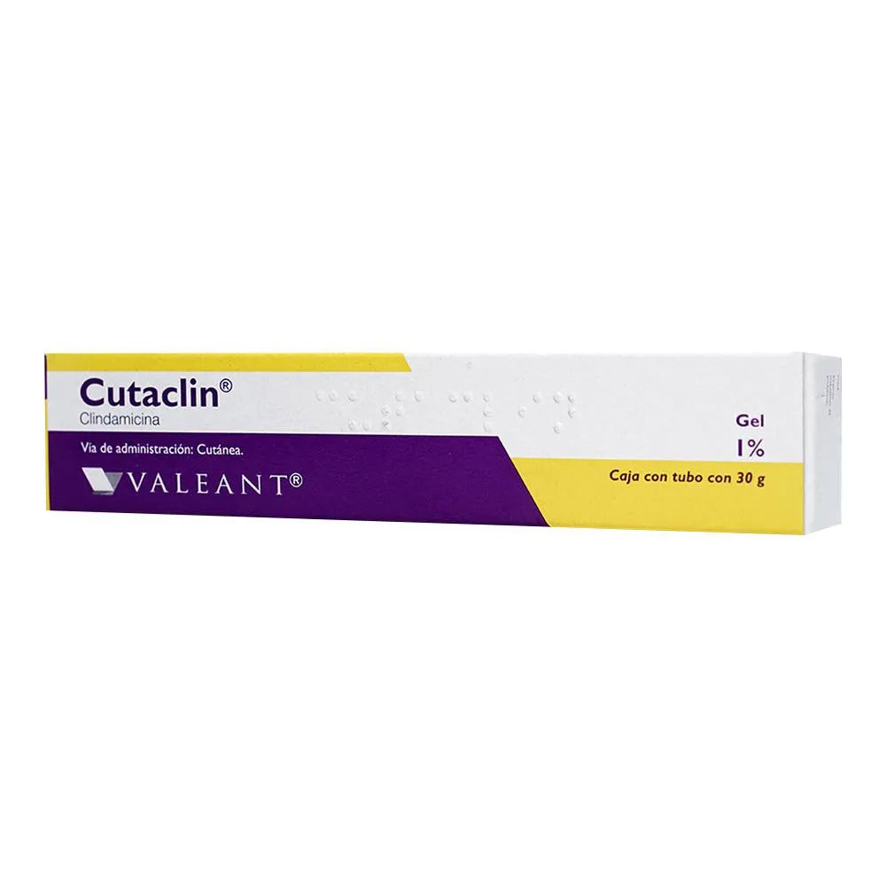 CUTACLIN GEL  CLINDAMICINA 1% - CAJ/ TUB  30G