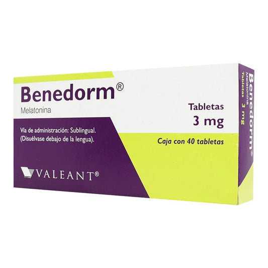 BENEDORM MELATONIN SUBS. 3 MG C/40 TABLETS