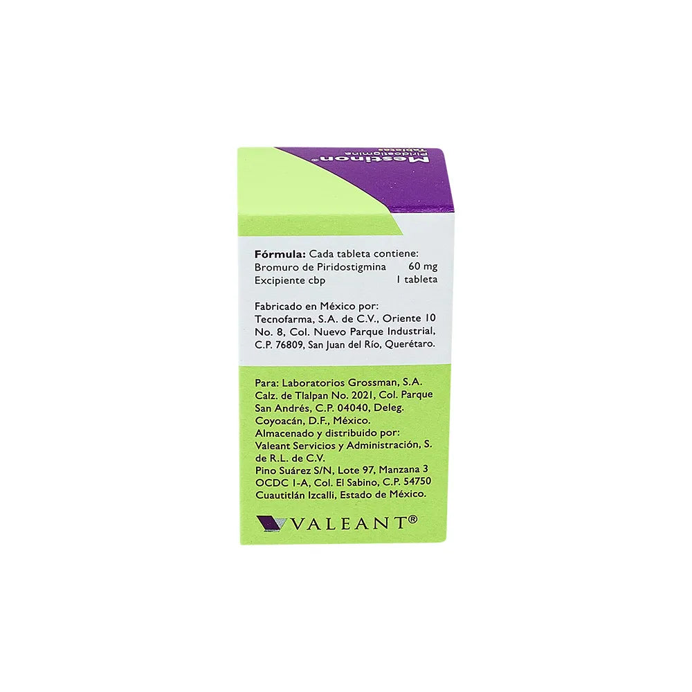 MESTINON Piridostigmina 60 mg caj/ 20 tab