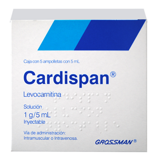 CARDISPAN LEVOCARNITINA 1 G AMP CAJ C/5