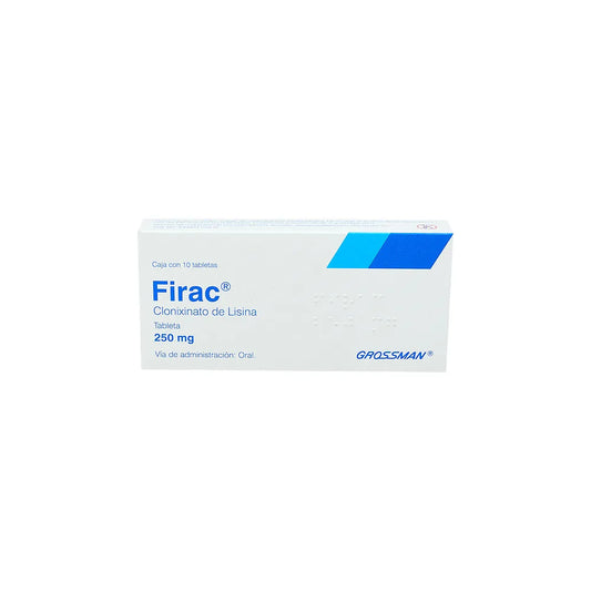 FIRAC CLONIXINATO DE LISINA TAB. 250 MG. CAJA C/10