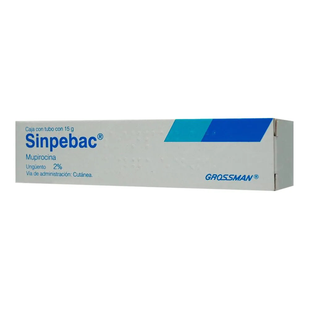 SINPEBAC MUPIROCINA 2% CAJ/TUBO 15 GR
