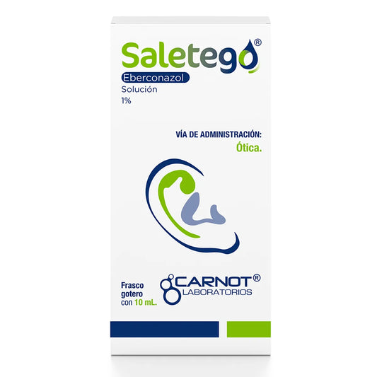 SALETEGO SOL. OTICA EBERCONAZOL 1%  C/10 ML.
