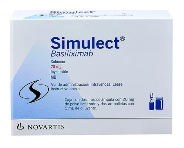 SIMULECT BASILIXIMAB 20MG FAM BOX C/2
