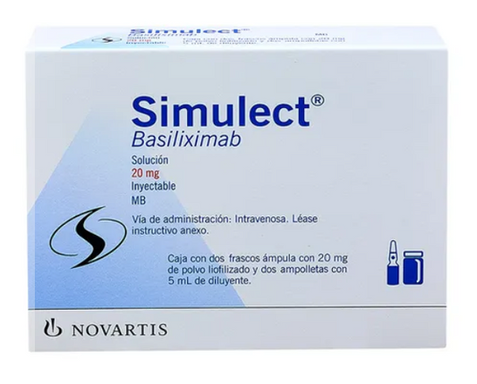 SIMULECT BASILIXIMAB 20MG FAM BOX C/2