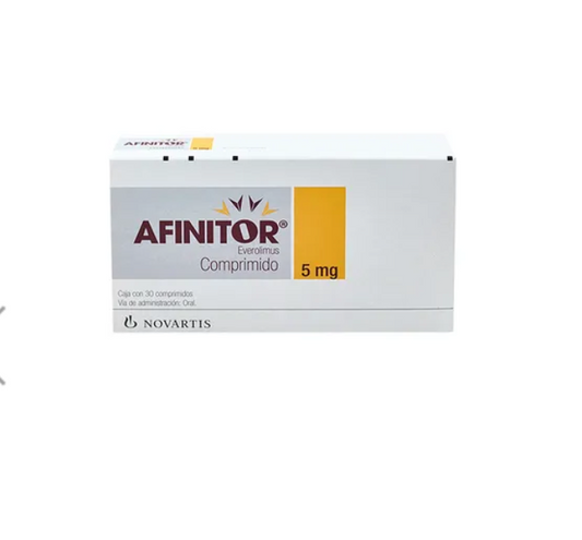 AFINITOR EVEROLIMUS 5MG COM CAJ C/30