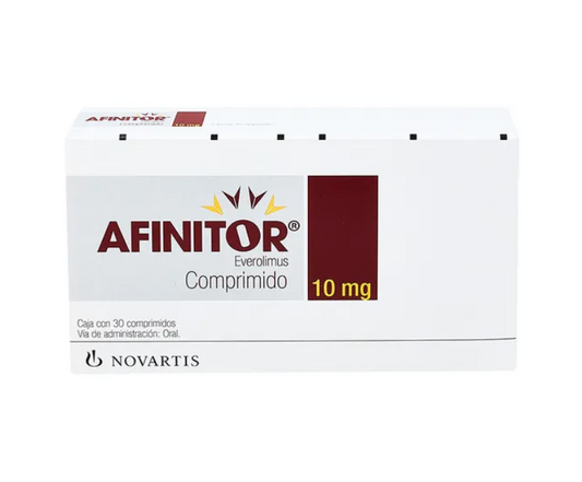 AFINITOR EVEROLIMUS 10MG COM CAJ C/30