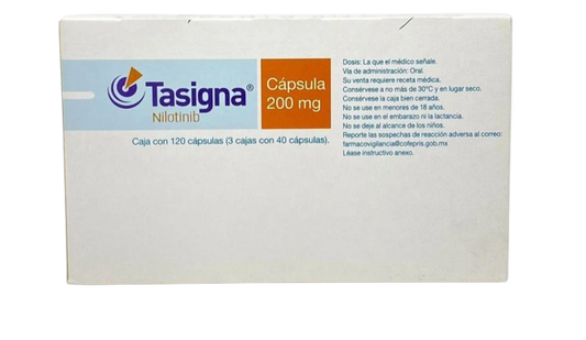 TASIGNA NILOTINIB 200MG CAP CAJ C/120