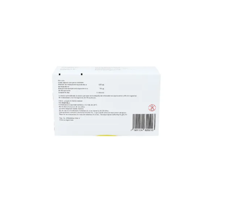 ULTIBRO-BREEZHALER INDACATEROL/GLYCOPIRRHONIUM 110/50MCG CAP BOX C/30