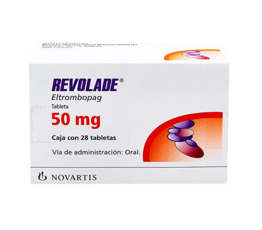 REVOLADE ELTROMBOPAG 50 MG TAB BOX/28