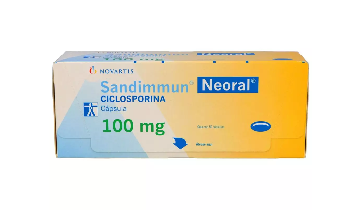 SANDIMMUN CYCLOSPORINE 100MG CAP BOX/50