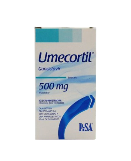 UMECORTIL GANCICLOVIR 50 MG/ML FAM 10 ML CAJ C/1