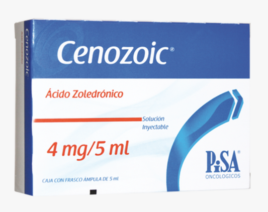 CENOZOIC ZOLEDRONIC ACID 4 MG/5ML FAM BOX/1