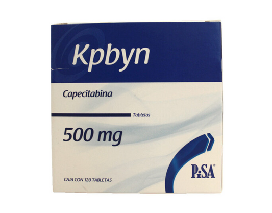 KPBYN CAPECITABINA 500 MG TAB CAJ/120