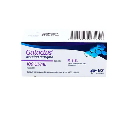 GALACTUS INSULINA GLARGINA 100UI FAM CAJ/1