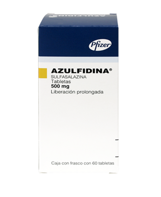 AZULFIDINA SULFASALAZINA 500 MG TAB CAJ/60