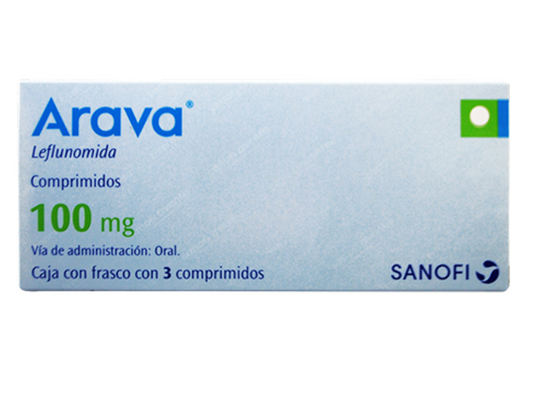 ARAVA LEFLUONOMIDA 100MG CAP CAJ C/3