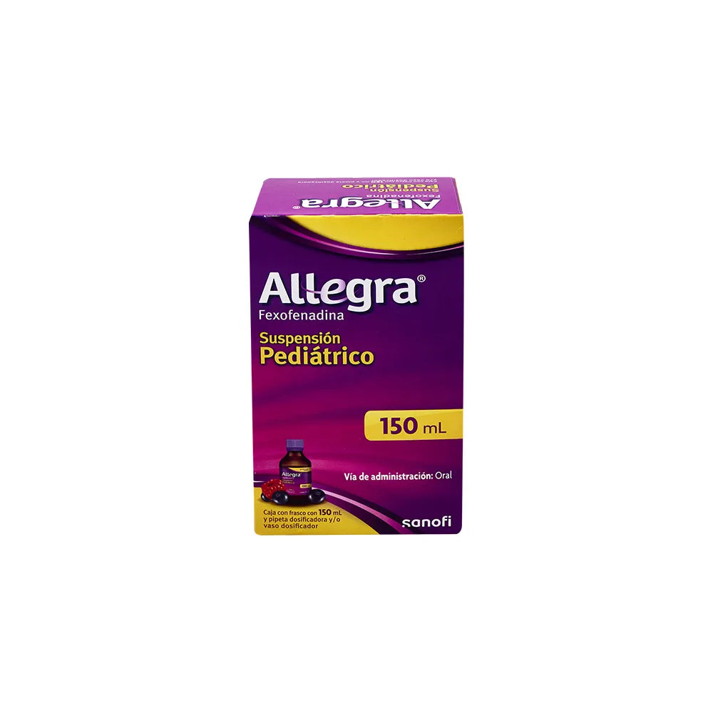 ALLEGRA PEDIATRICO FEXOFENADINA 600MG/100 ML CAJ/150 ML