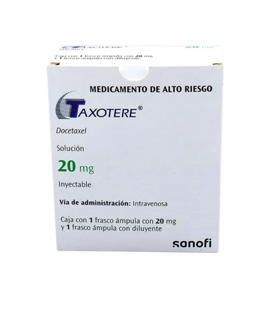 TAXOTERE DOCETAXEL 20MG AMP CAJ C/1