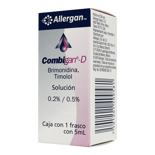 COMBIGAN D Brimonidina / Timolol 0.2%/ 0.5% C/5ML