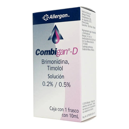COMBIGAN D Brimonidina / Timolol 0.2%/ 0.5% C/10ML