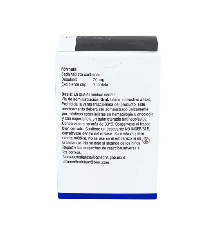 SPRYCEL DASATINIB 70MG TAB CAJ C/60