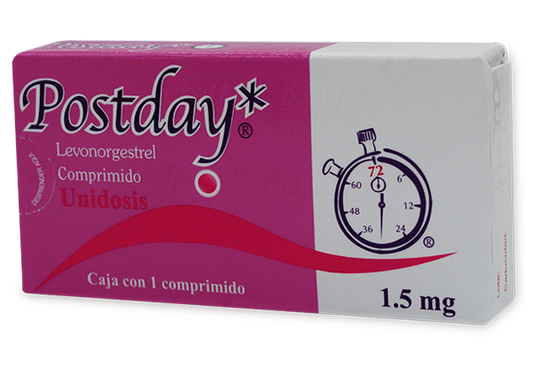 POSTDAY C/ 1 COMP 1.5 MG
