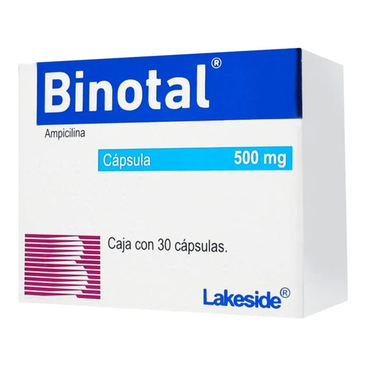 BINOTAL AMPICILINA 500MG CAJ/ 30 CAP