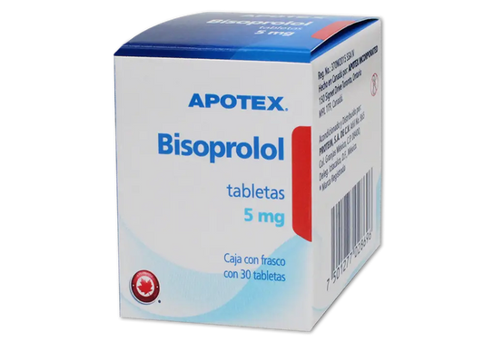 BISOPROLOL  5 MG CAJ/30 TAB