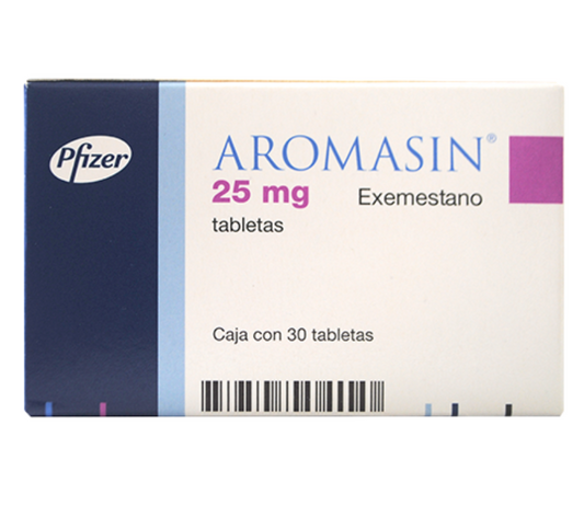 AROMASIN EXEMESTANO 25MG GRA CAJ C/30