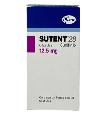 SUTENT SUNITINIB 12.5 MG CAP CAJ/28