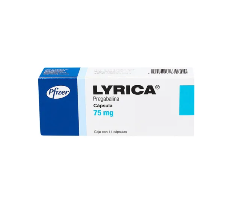 LYRICA PREGABALINA 75 MG TAB CAJ/14