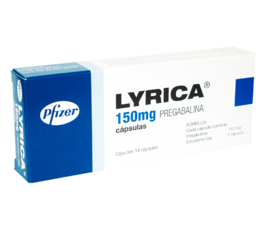 LYRICA PREGABALINA 150 MG TAB CAJ/14
