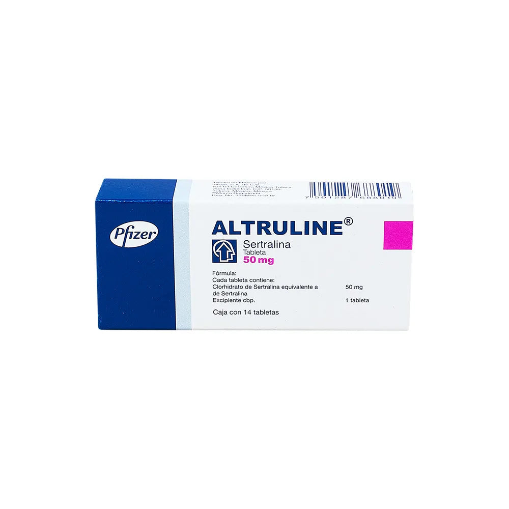 ALTRULINE SERTRALINA 50 MG CAJ/14 TAB