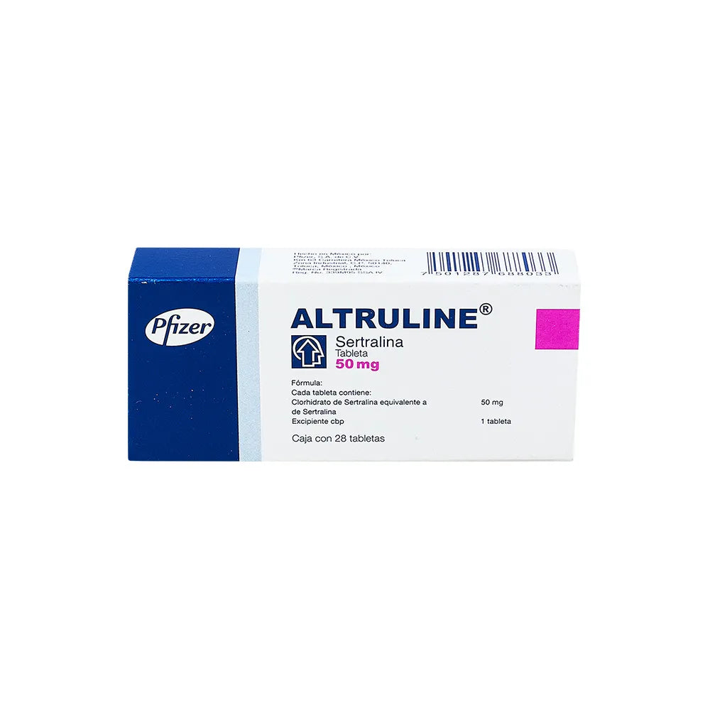 ALTRULINE SERTRALINA 50 MG CAJ/28 TAB